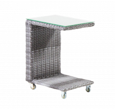 Стол плетенный для летней веранды